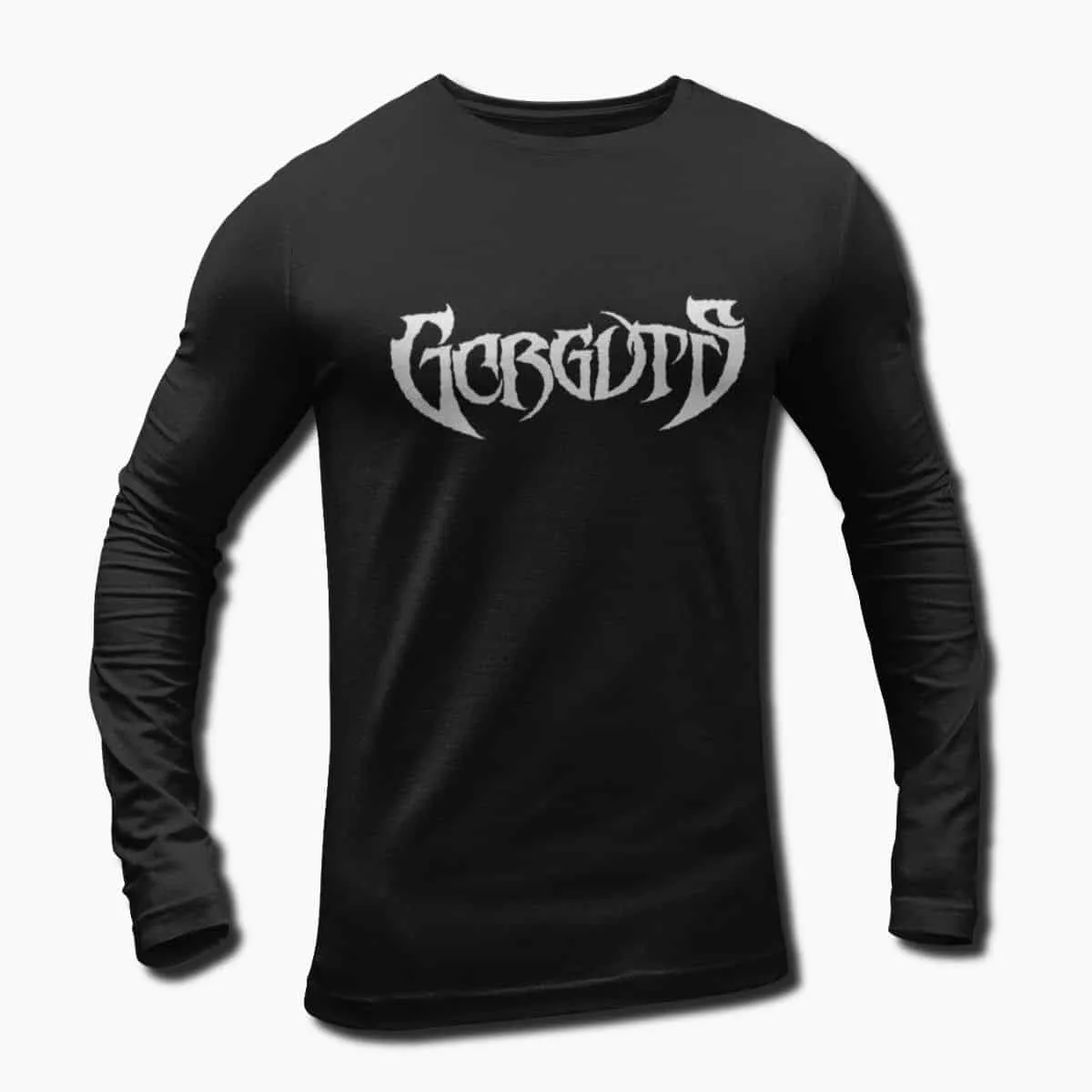 Gorguts Band Long Sleeve T-Shirt, Gorguts Logo Longsleeve T-Shirt, Death Metal Merch