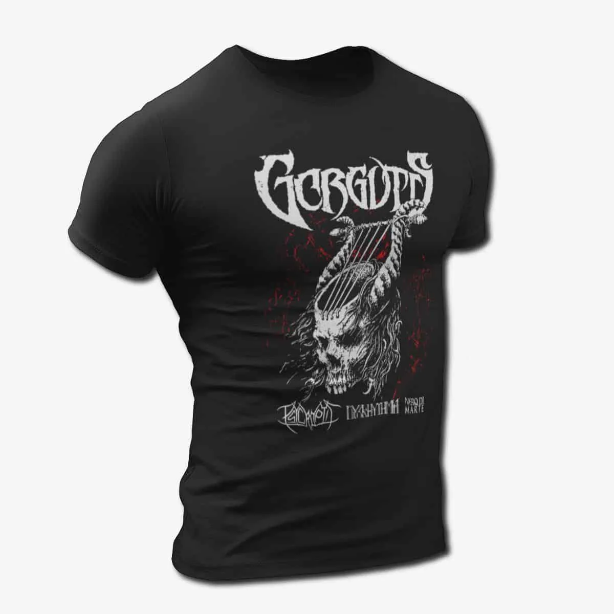 Gorguts Band T-Shirt, Gorguts Europe Tour T-Shirt, Death Metal Merch