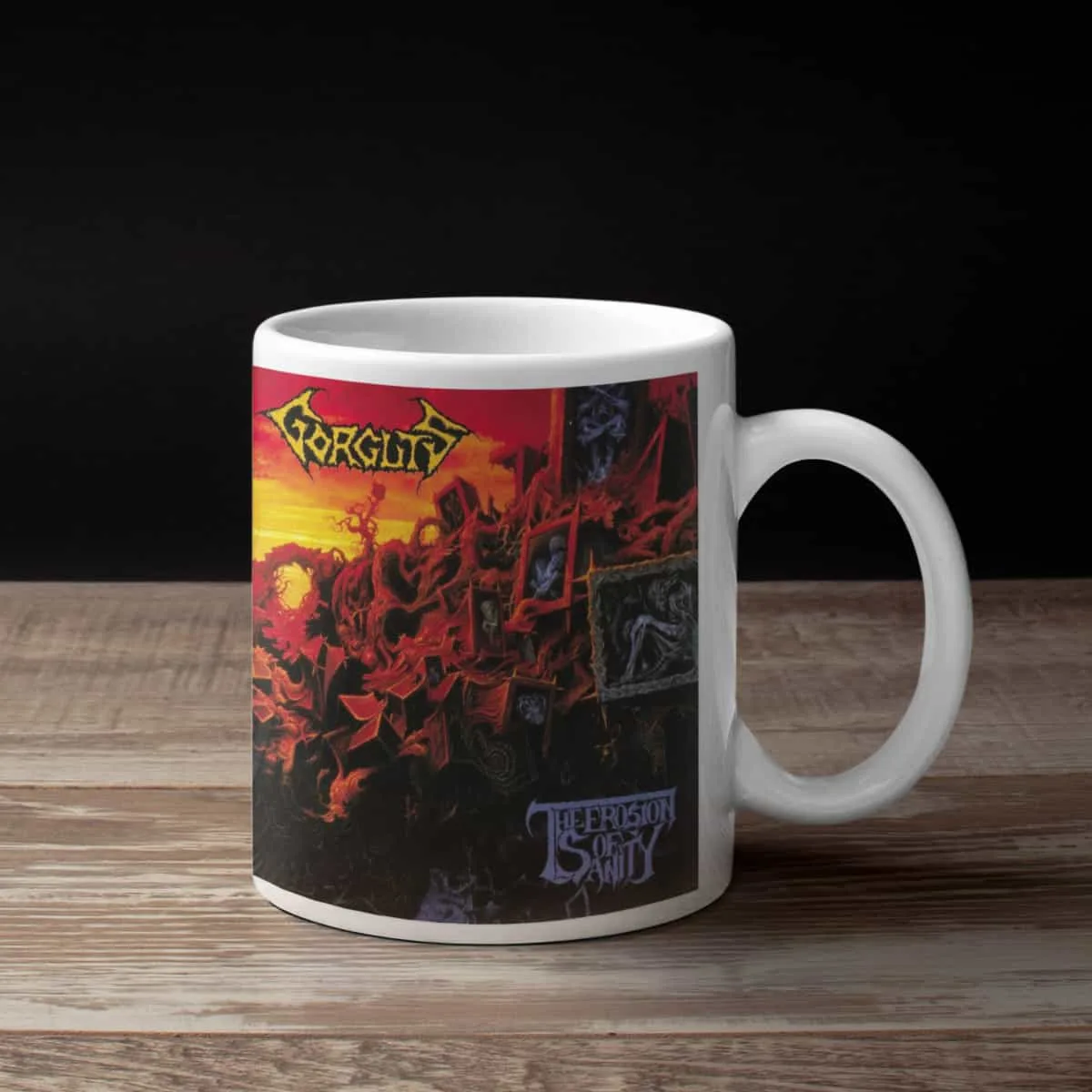 Gorguts Coffee Mug, Gorguts The Erosion of Sanity Coffee Mug