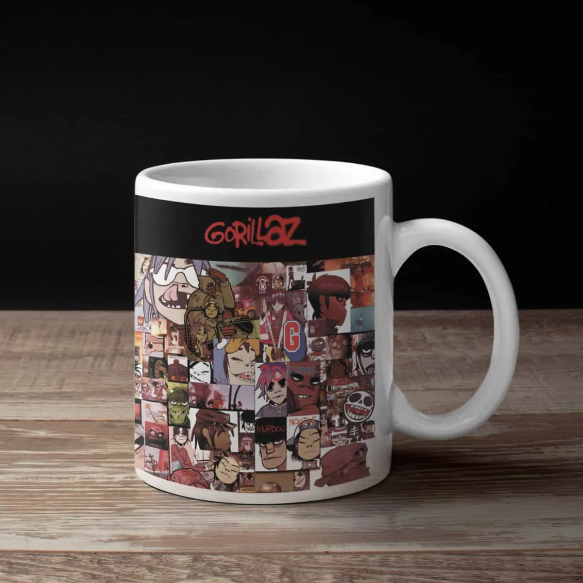 Gorillaz Coffee Mug, Gorillaz The Singles Collection Coffee Mug