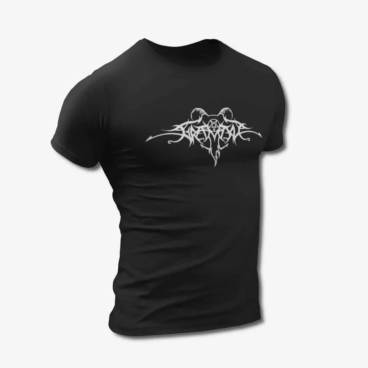 Gravdal T-Shirt, Gravdal Logo Black T-Shirt, Black Metal Merchandise