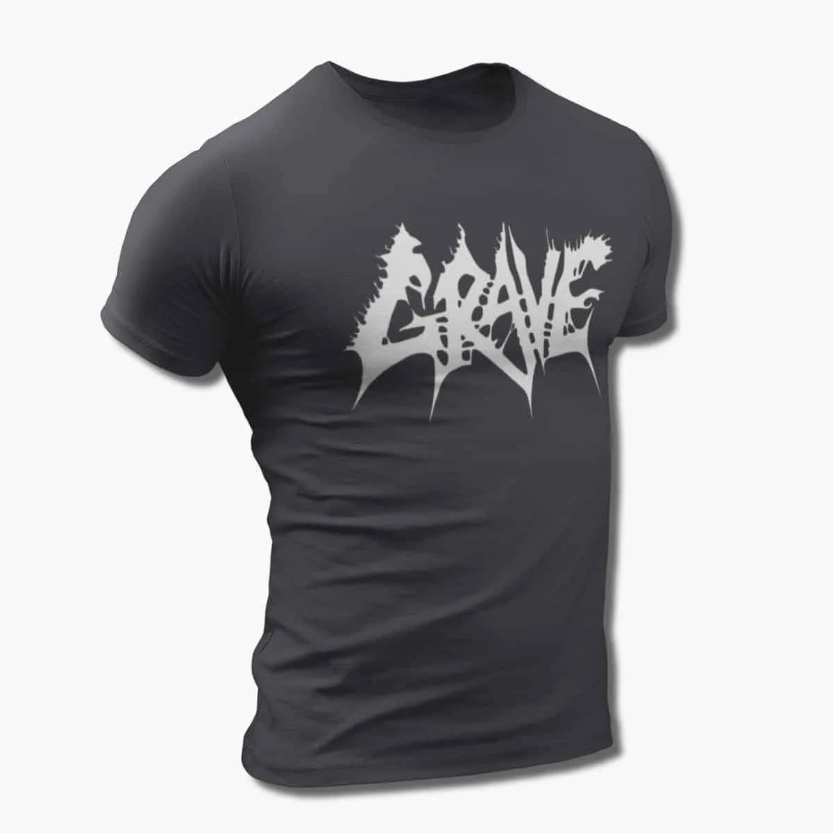 Grave T-Shirt, Grave Logo Tee, Death Metal Merch