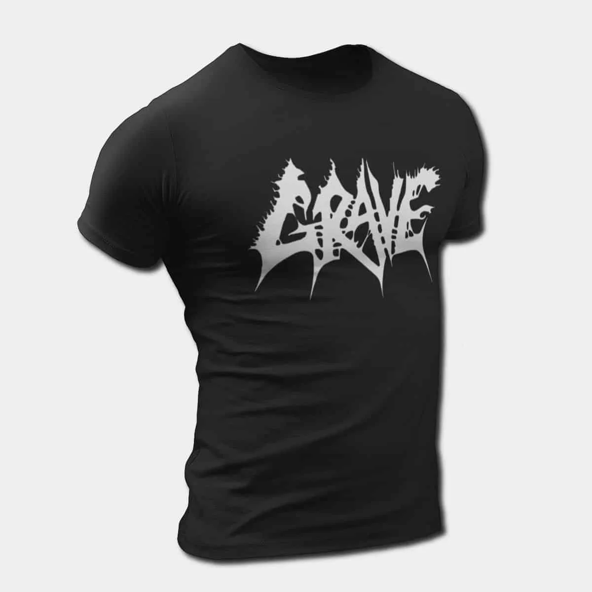Grave T-Shirt, Grave Logo Tee, Death Metal Merch