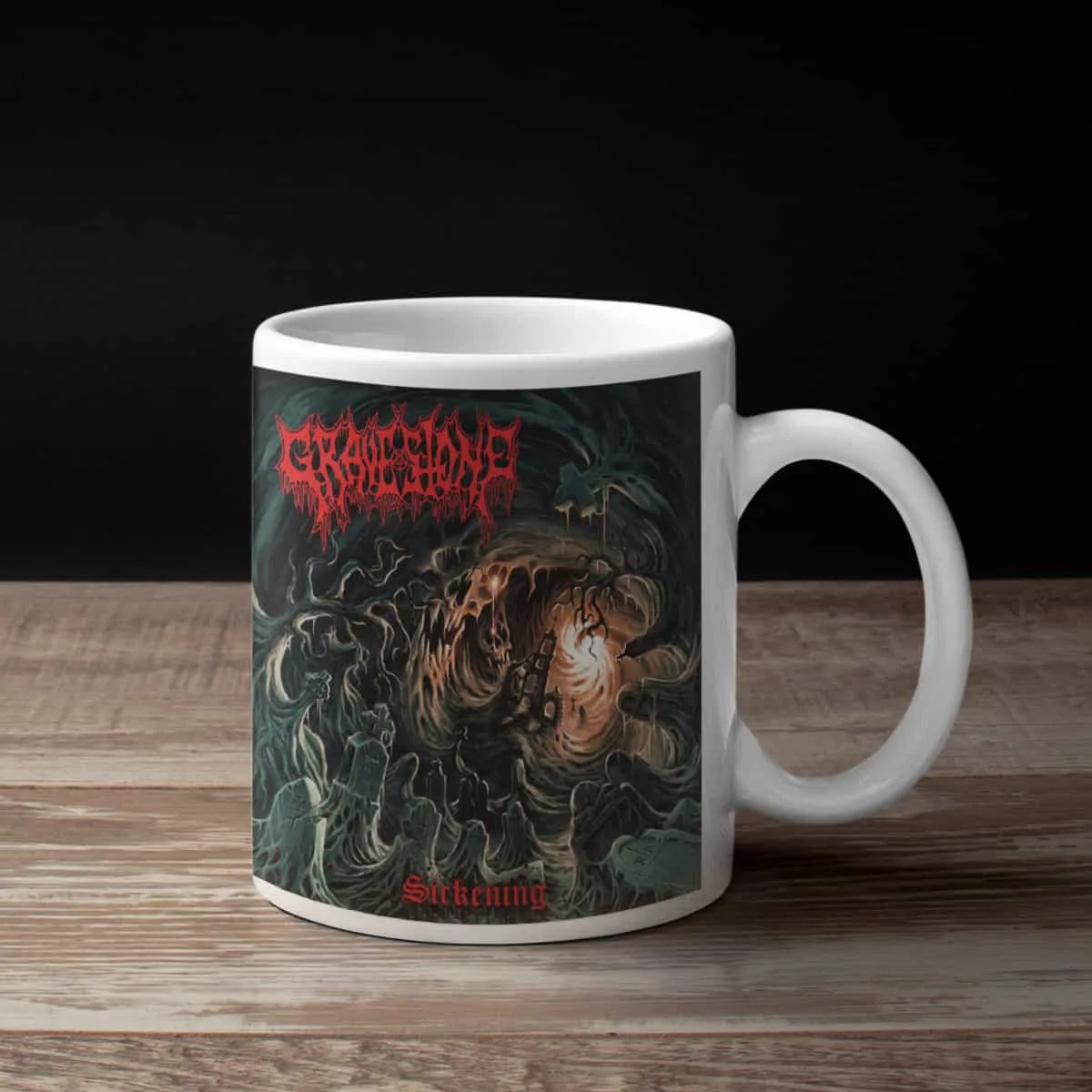 Gravestone Coffee Mug, Gravestone Sickening Coffee Mug