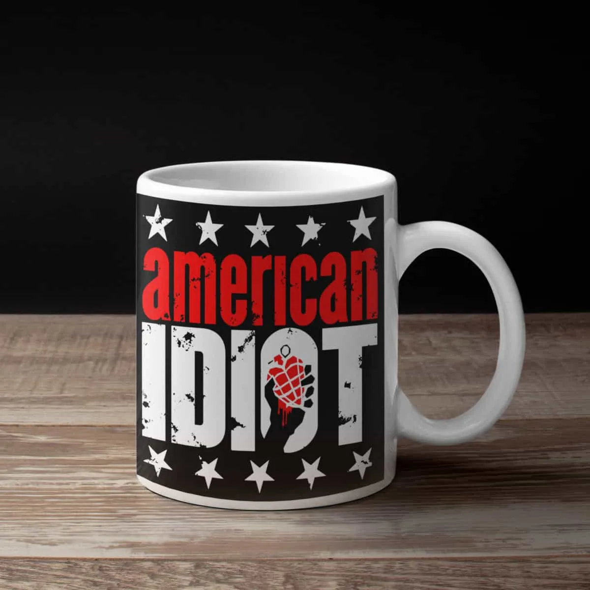 Green Day Coffee Mug, Green Day American Idiot Coffee Mug