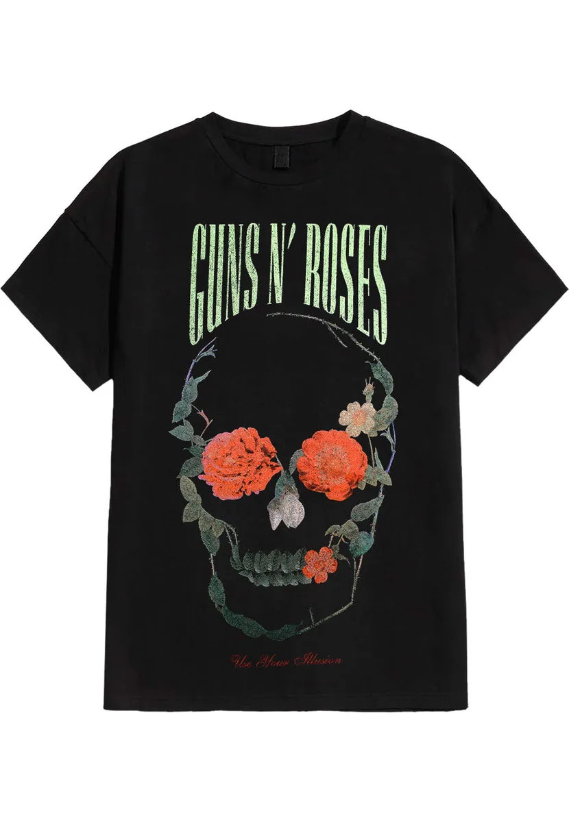 Guns N' Roses Rose Skull T-Shirt