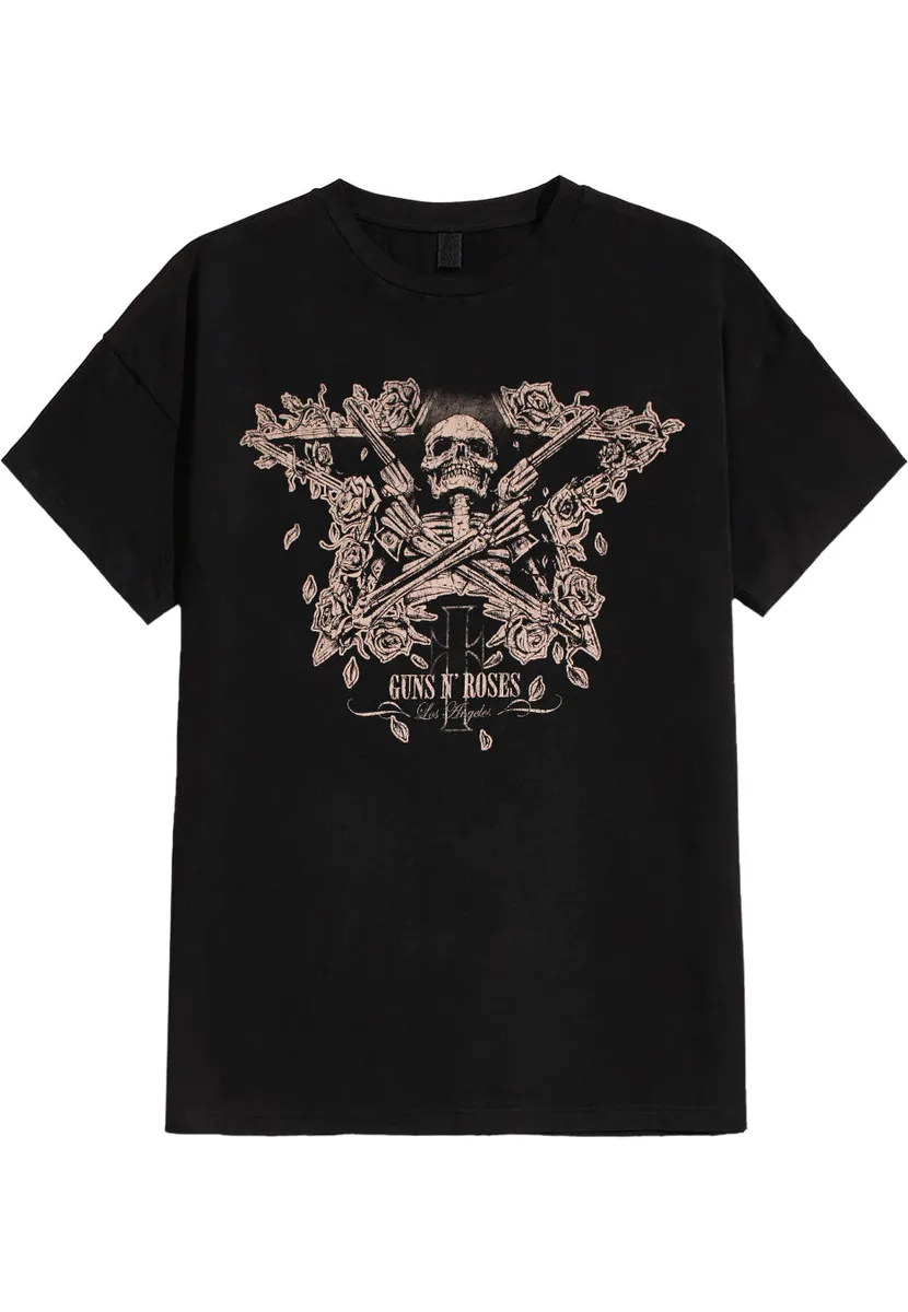 Guns N' Roses Skeleton Guns T-Shirt