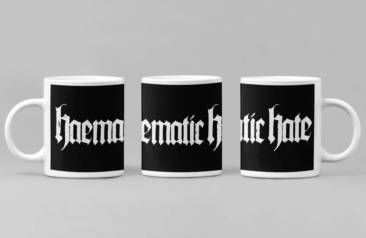 Haematic Hate Coffee Mug, Haematic Hate Logo Coffee Mug