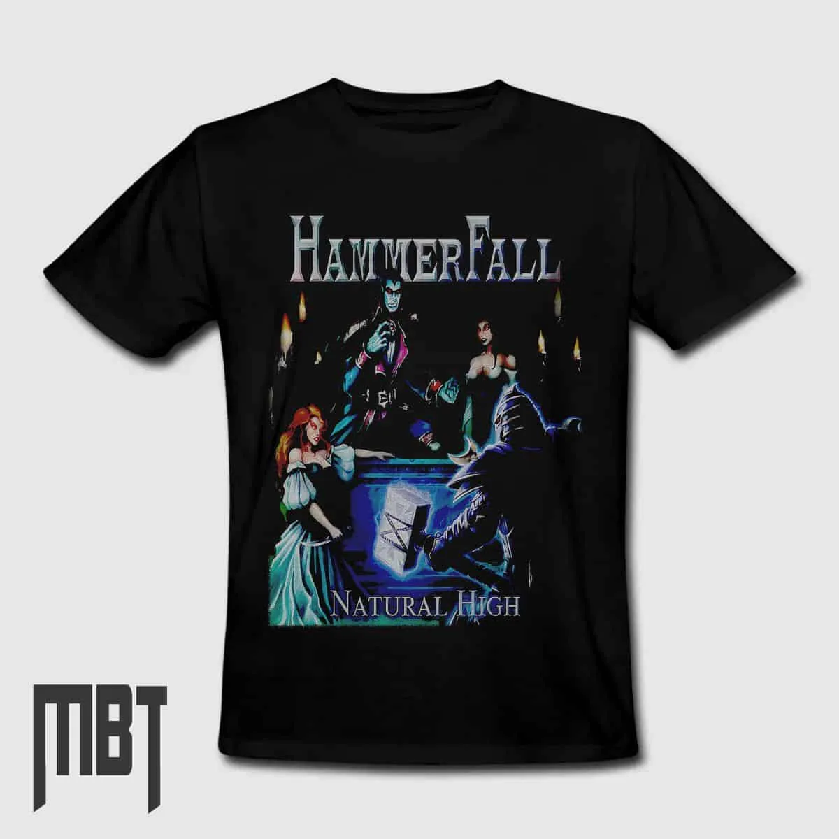 HammerFall Band T-Shirt, HammerFall Natural High T-Shirt