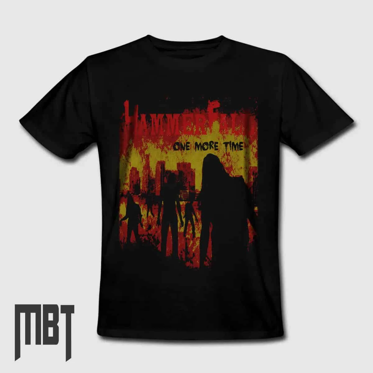 HammerFall Band T-Shirt, HammerFall One More Time T-Shirt