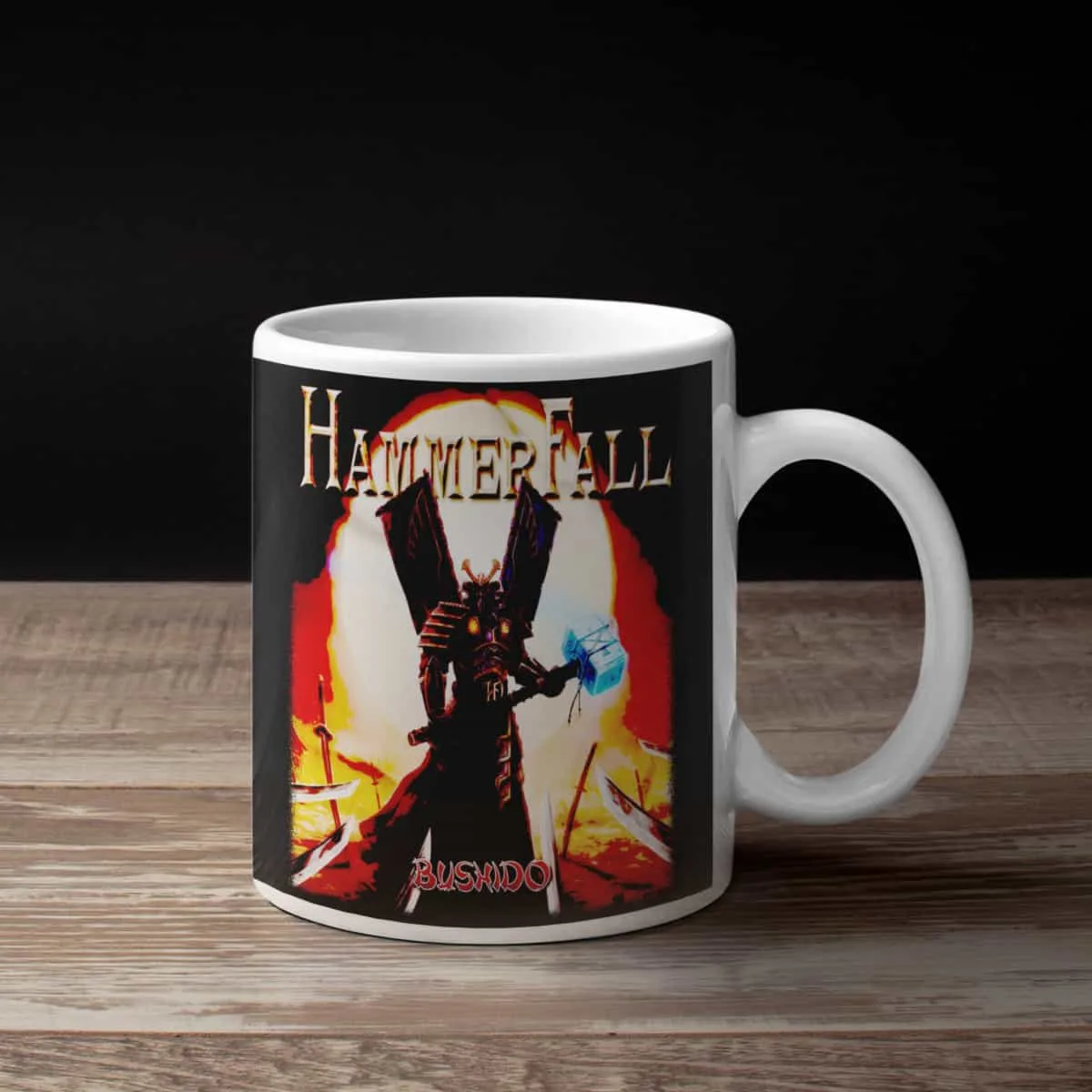 HammerFall Coffee Mug, HammerFall Bushido Coffee Mug