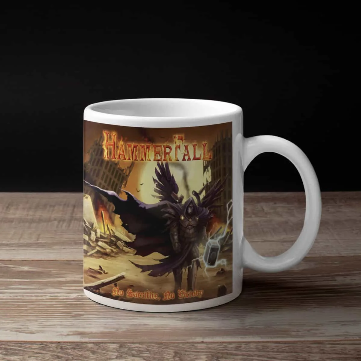 HammerFall Coffee Mug, HammerFall No Sacrifice, No Victory Mug