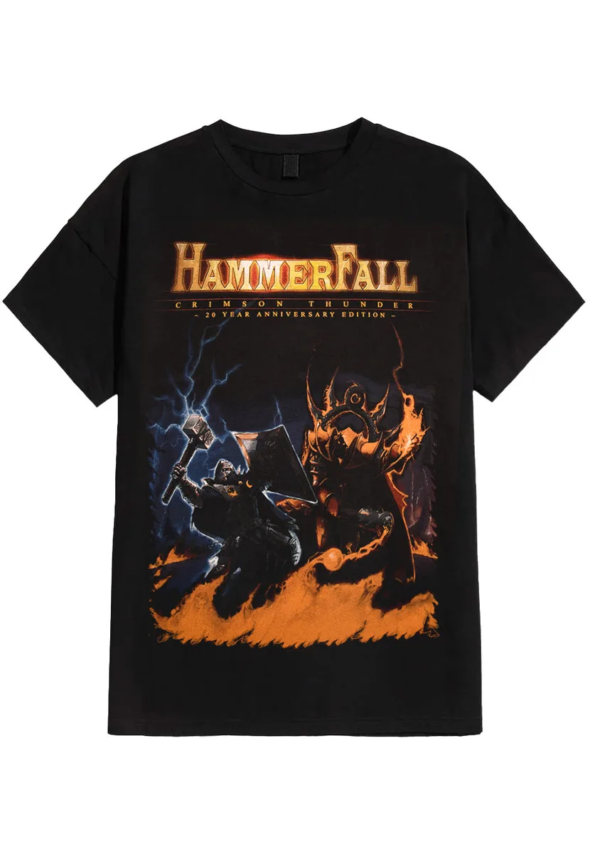 HammerFall Crimson Thunder 20Th Anniversary T-Shirt