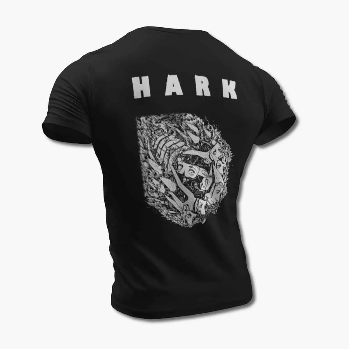 Hark T-Shirt, Hark Machinations Artwork Black T-Shirt, Stoner Metal Merchandise