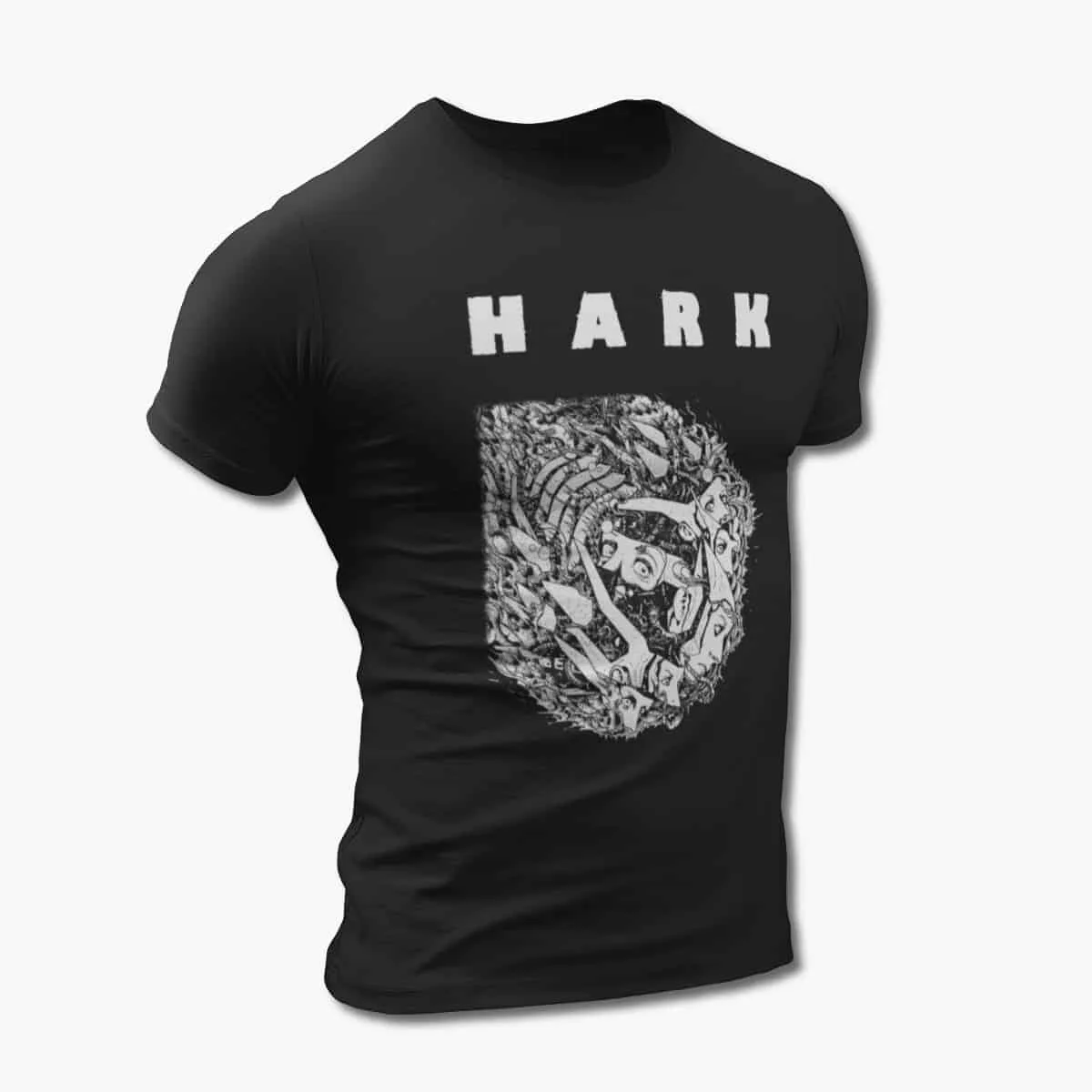 Hark T-Shirt, Hark Machinations Artwork Black T-Shirt, Stoner Metal Merchandise