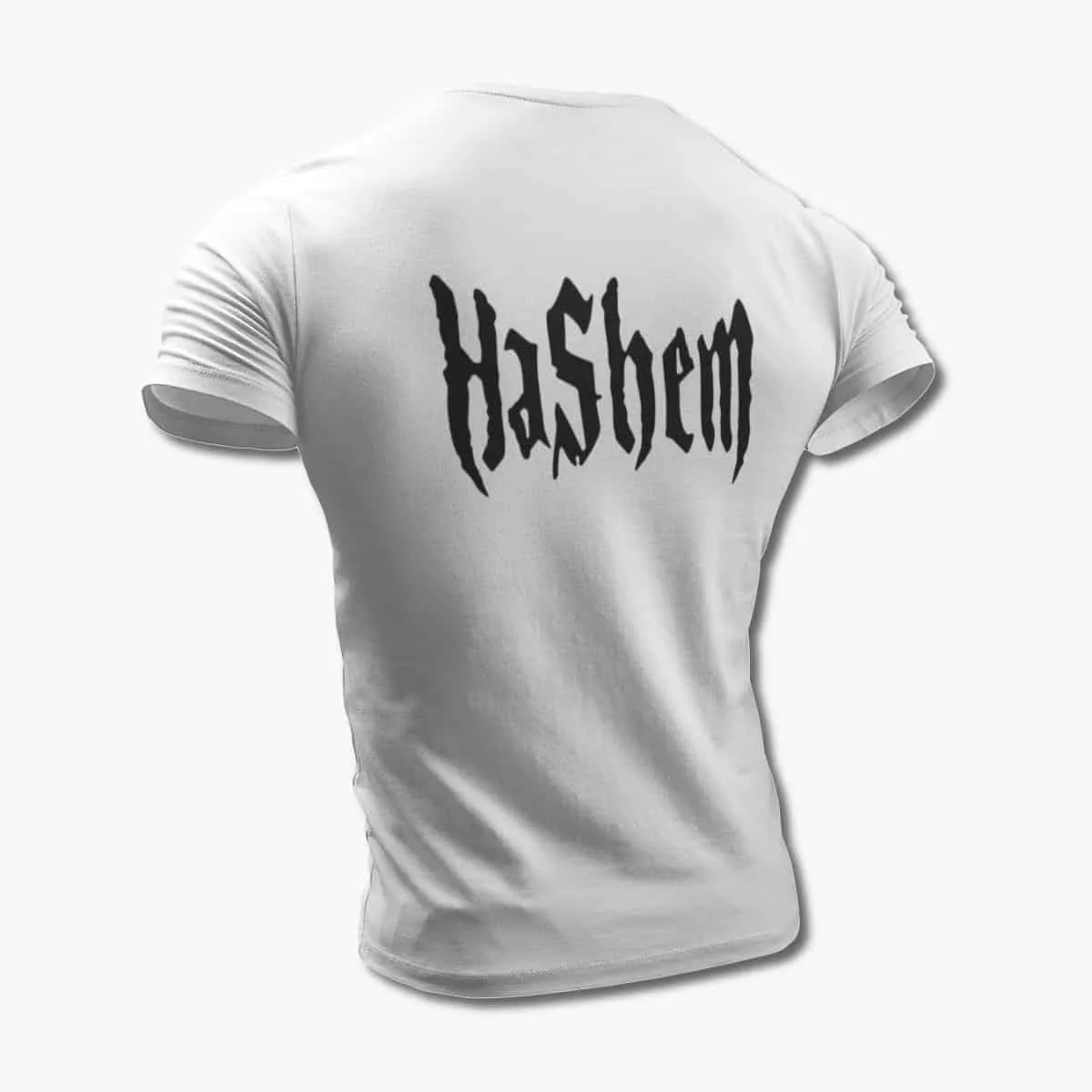 Hashem T-Shirt, Hashem Logo White T-Shirt, Death Metal Merchandise