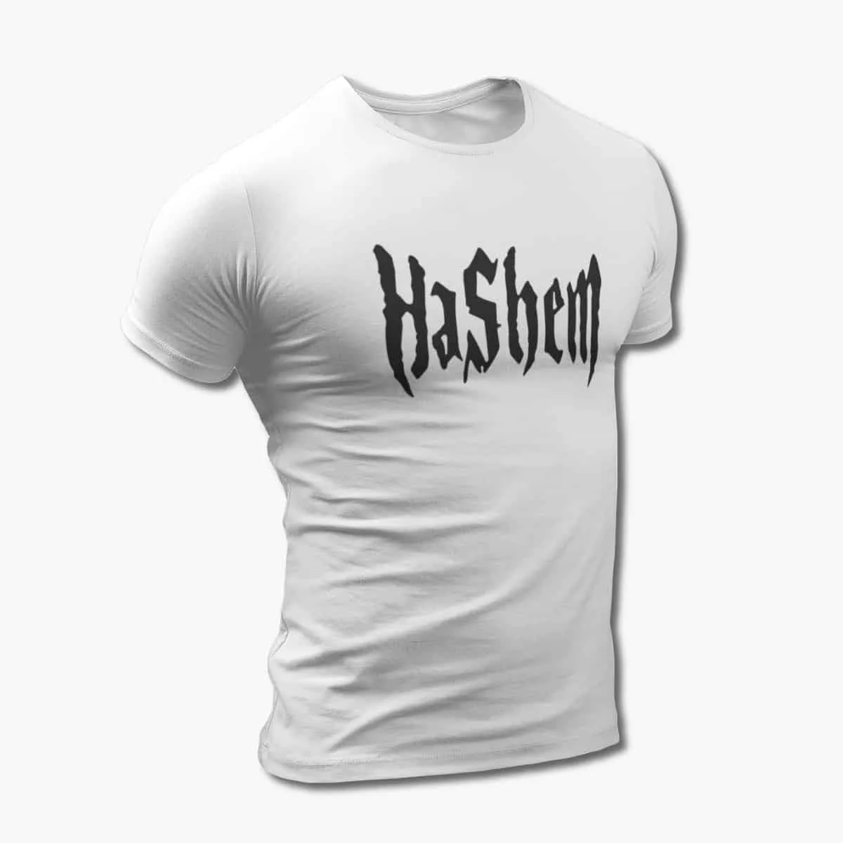 Hashem T-Shirt, Hashem Logo White T-Shirt, Death Metal Merchandise
