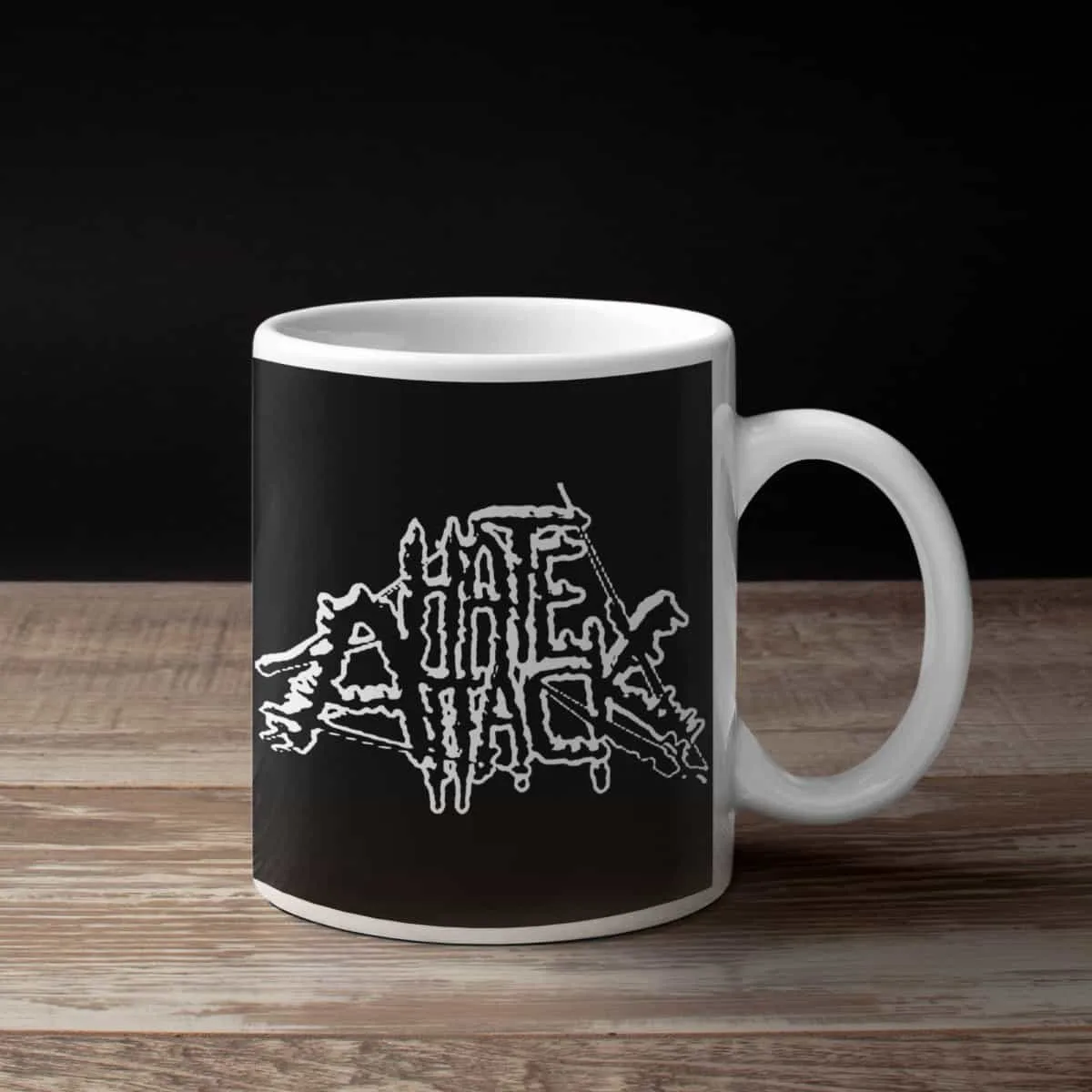 Hate Attack Coffee Mug, Hate Attack Logo Coffee Mug