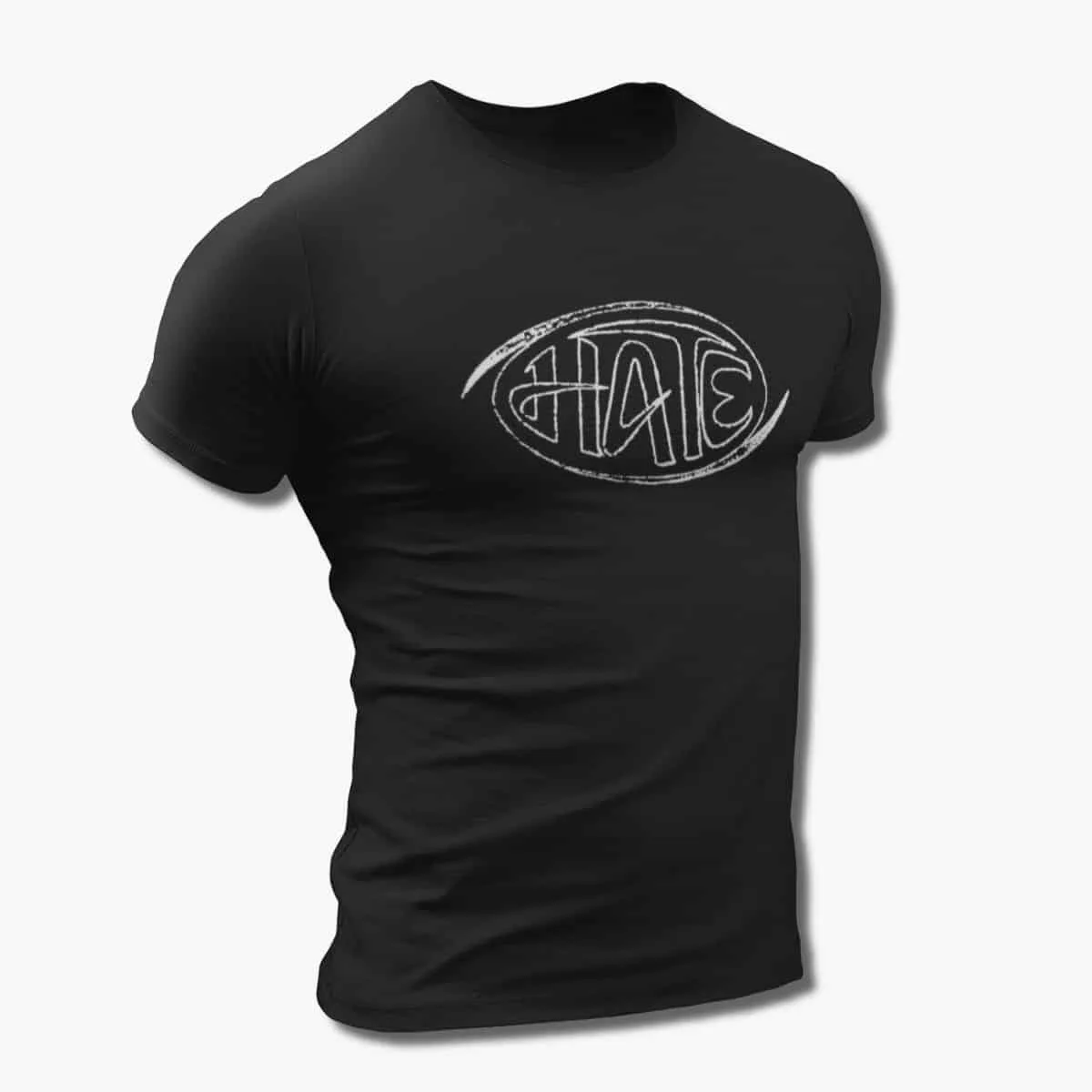 Hate Band T-Shirt, Hate Logo Black T-Shirt, Death Metal Merchandise