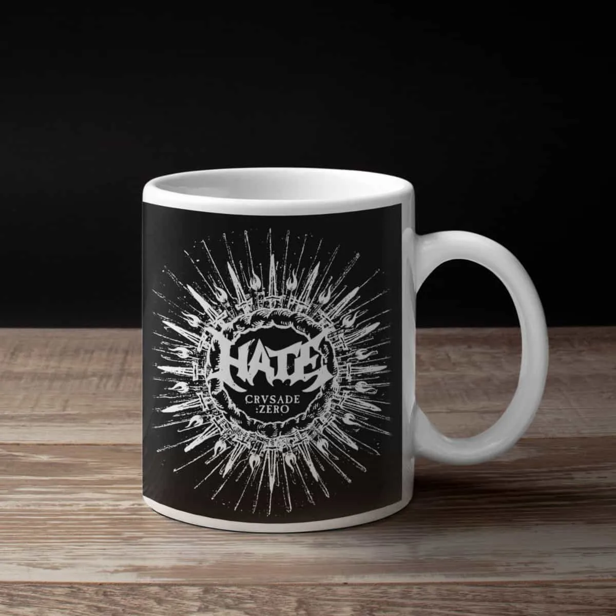 Hate Coffee Mug, Hate Crusade Zero Coffee Mug