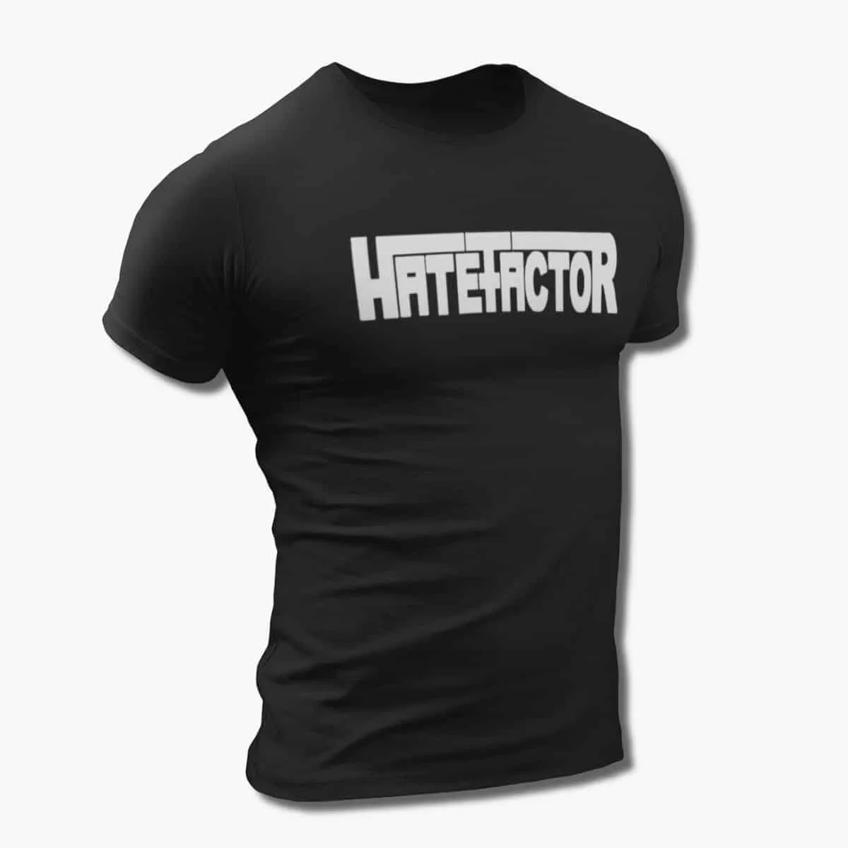 Hate Factor Band T-Shirt, Hate Factor Logo Black T-Shirt, Death Metal, Thrash Metal Merchandise