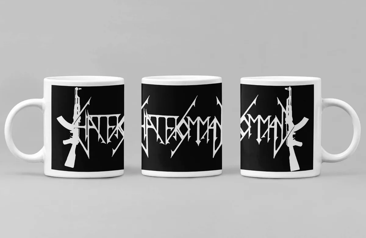 Hate Kommand Coffee Mug, Hate Kommand Logo Coffee Mug