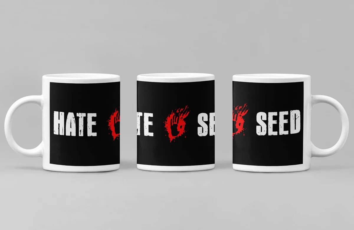 Hate Seed Coffee Mug, Hate Seed Logo Coffee Mug