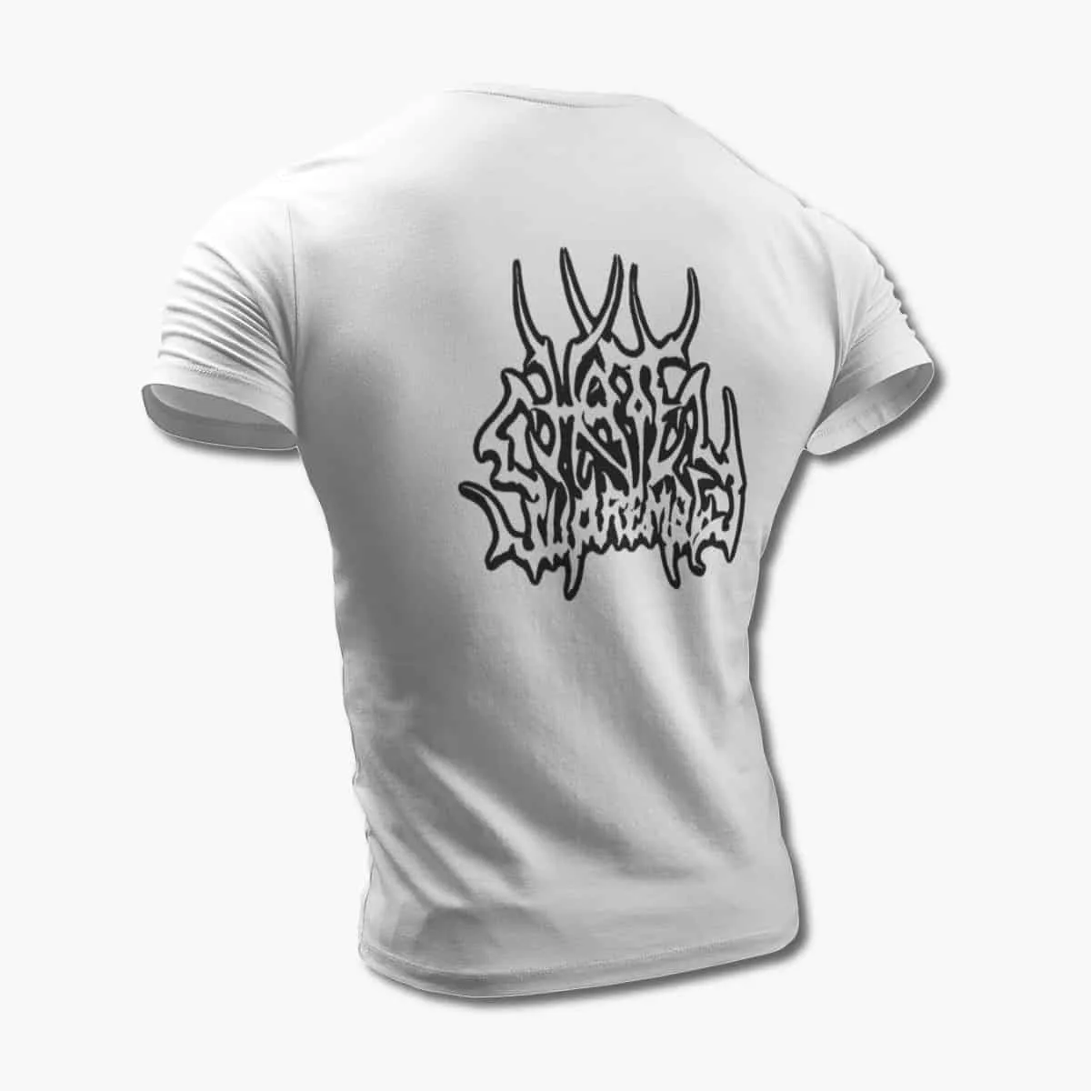 Hate Supremacy T-Shirt, Hate Supremacy Logo White T-Shirt, Death Metal Merchandise