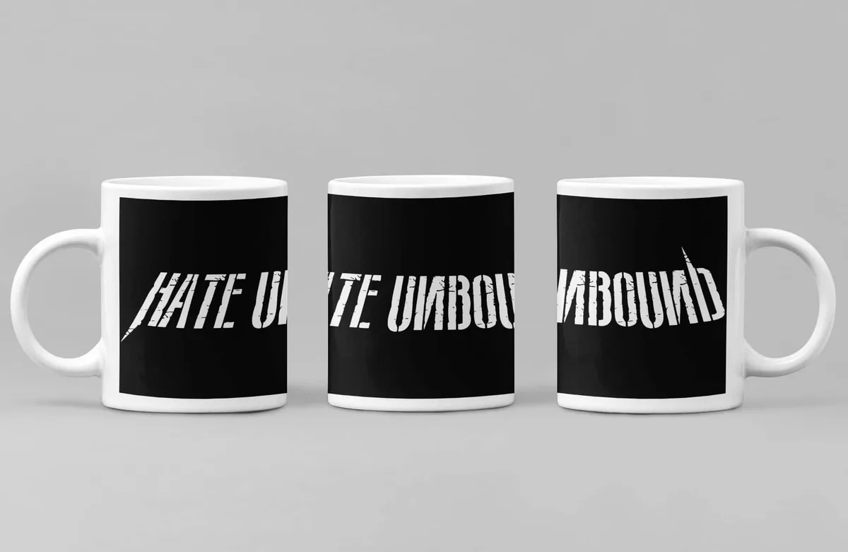Hate Unbound Coffee Mug, Hate Unbound Logo Coffee Mug