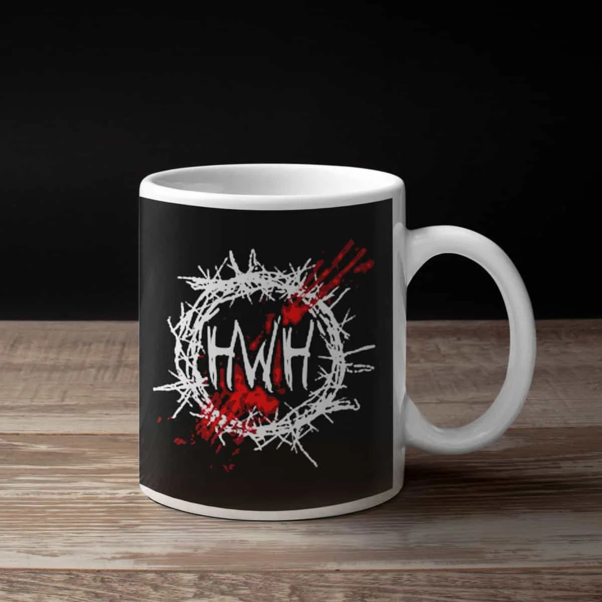 Hate World Hero Coffee Mug, Hate World Hero Logo Coffee Mug