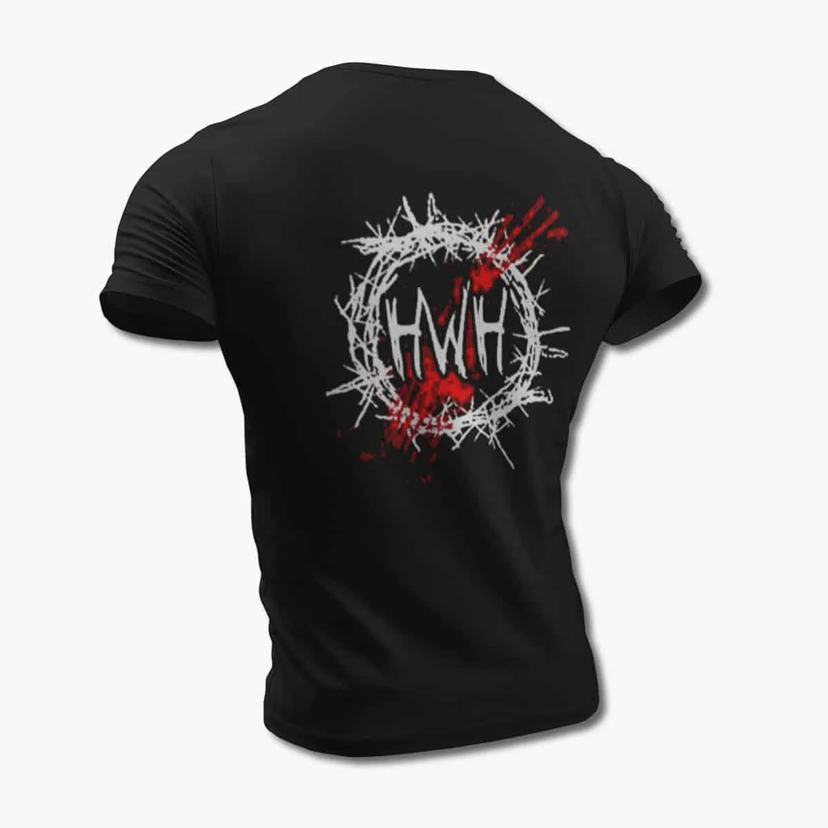 Hate World Hero T-Shirt, Hate World Hero Logo Black T-Shirt, Metalcore Merchandise