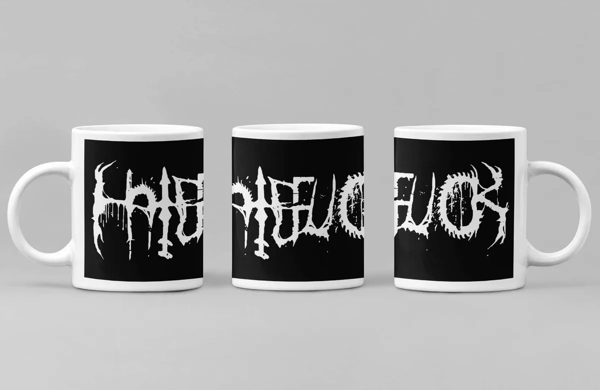 Hatefuck Coffee Mug, Hatefuck Logo Coffee Mug