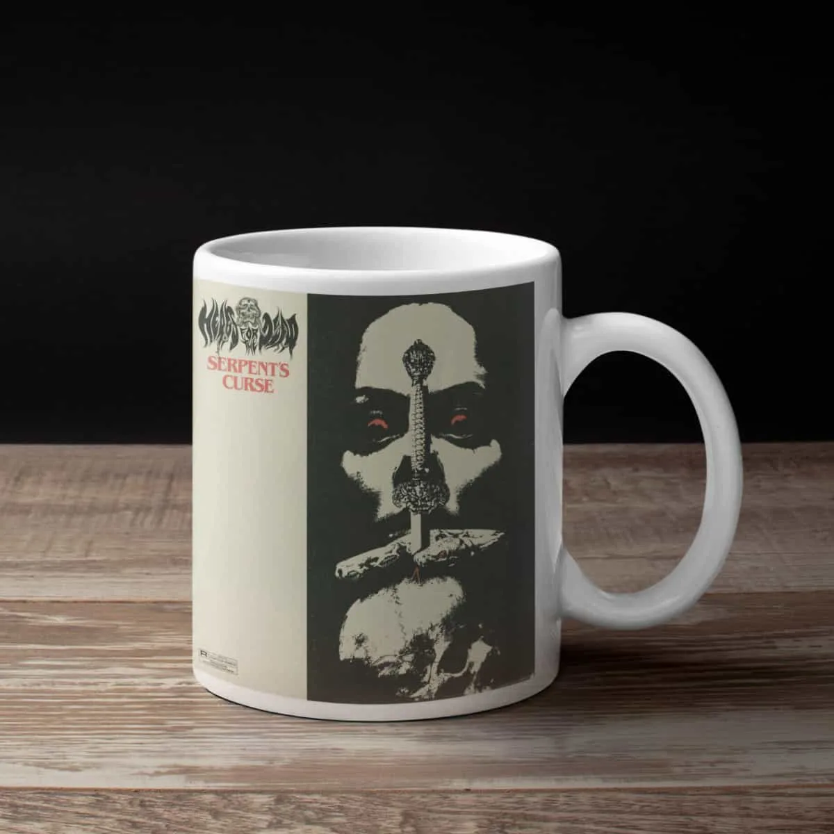 Heads For The Dead Coffee Mug, Heads For The Dead Serpents Curse Coffee Mug