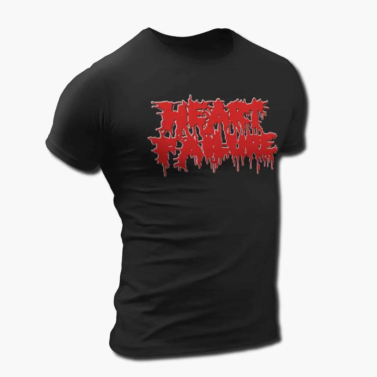 Heart Failure Band T-Shirt, Heart Failure Logo T-Shirt, Brutal Death Metal Merchandise