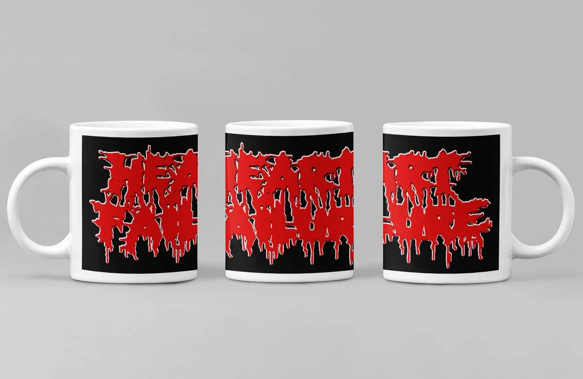 Heart Failure Coffee Mug, Heart Failure Logo Coffee Mug