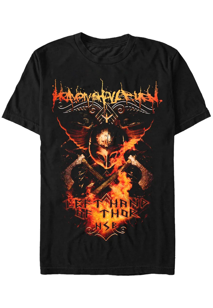 Heaven Shall Burn Helmet And Axes T-Shirt