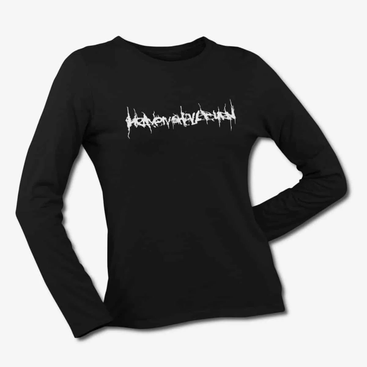 Heaven Shall Burn Long Sleeve T-Shirt, Heaven Shall Burn Logo Black Longsleeve T-Shirt, Melodic Death Metal Merchandise