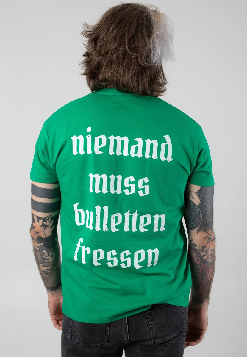 Heaven Shall Burn Niemand Muss Green T-Shirt