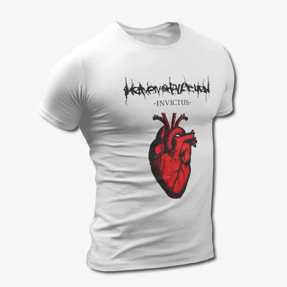 Heaven Shall Burn T-Shirt, Heaven Shall Burn Invictus White T-Shirt, Melodic Death Metal Merchandise