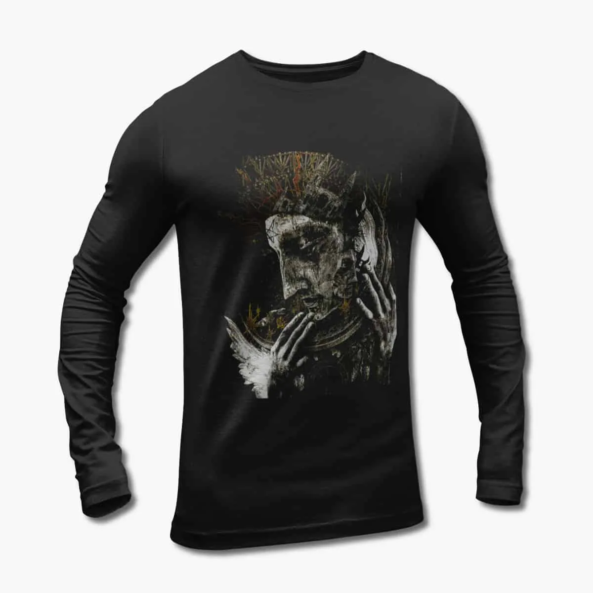 Heavenwood Long Sleeve T-Shirt, Heavenwood The Tarot of The Bohemians Black Longsleeve T-Shirt, Gothic Metal Merchandise