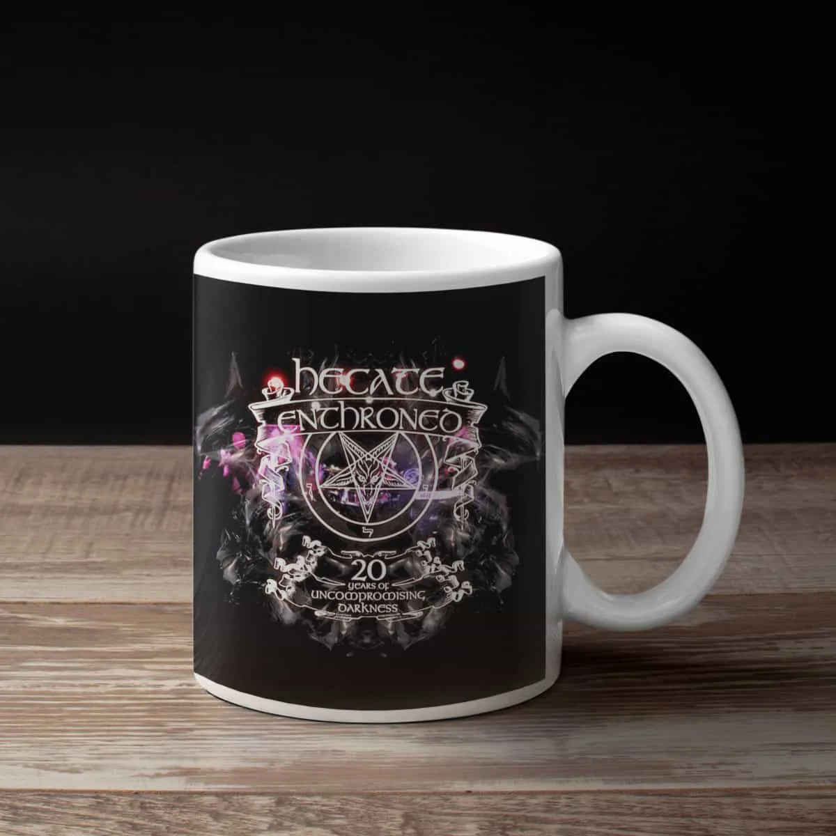 Hecate Enthroned Coffee Mug, Hecate Enthroned Artwork Coffee Mug