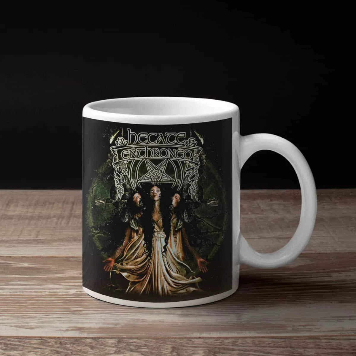 Hecate Enthroned Coffee Mug, Hecate Enthroned In Spain Coffee Mug