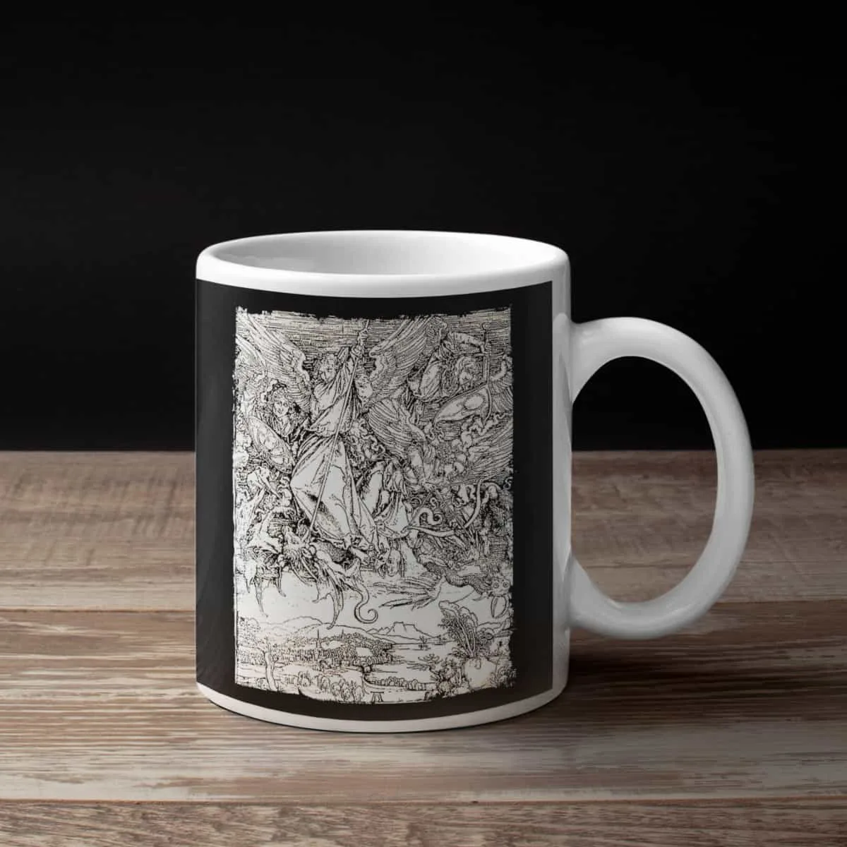 Hecate Enthroned Coffee Mug, Hecate Enthroned Redimus Coffee Mug