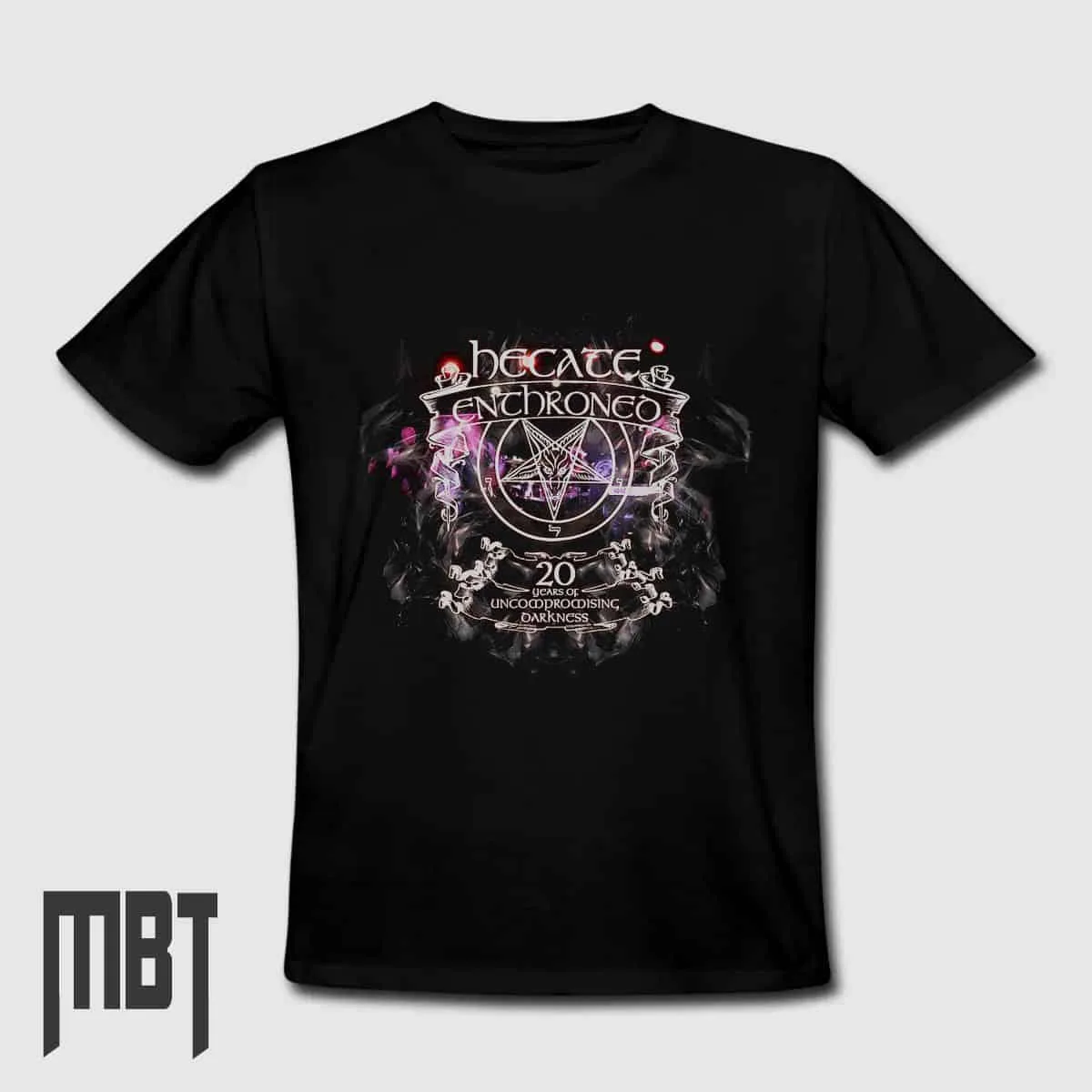 Hecate Enthroned T-Shirt, Hecate Enthroned Logo T-Shirt