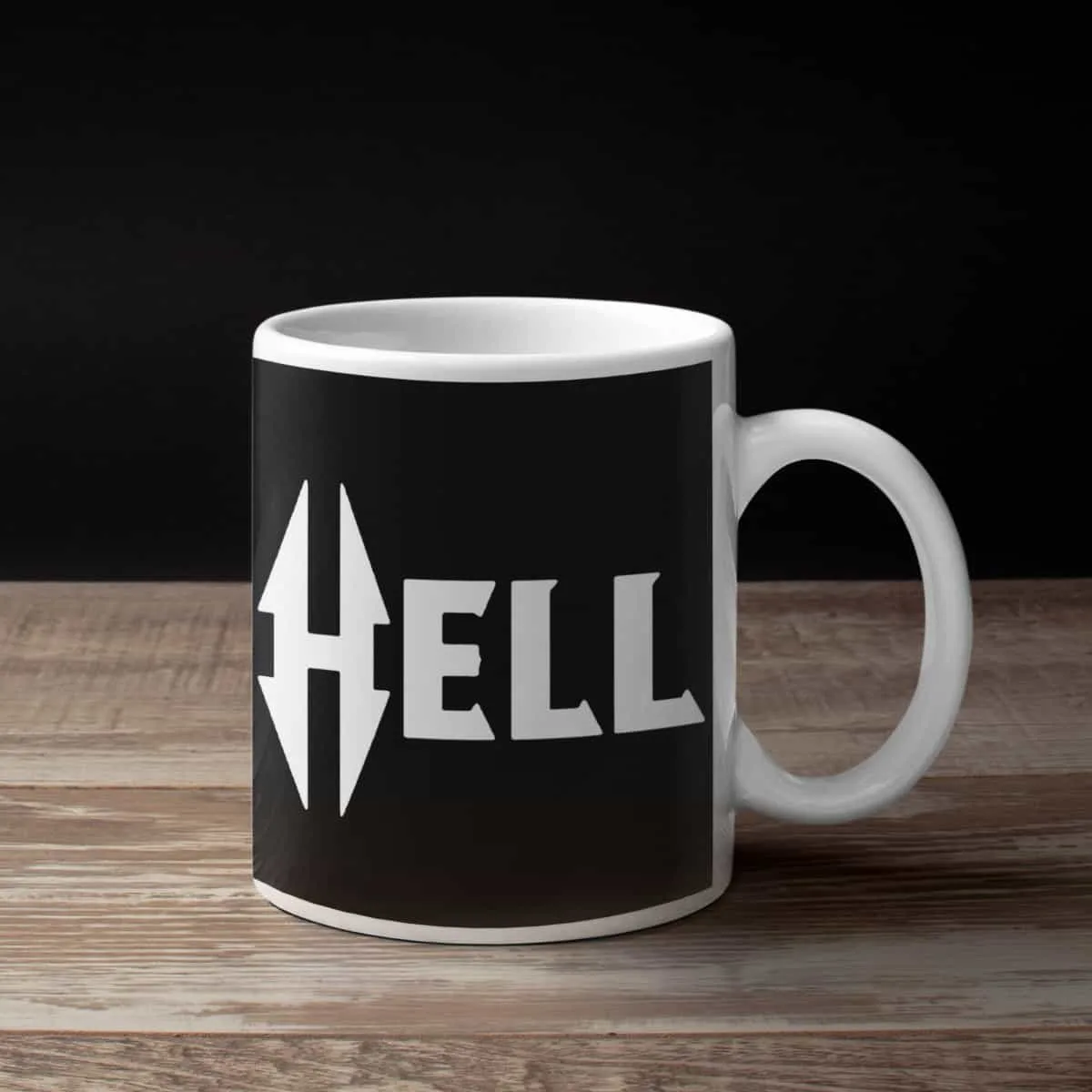 Hell Coffee Mug, Hell Logo Coffee Mug