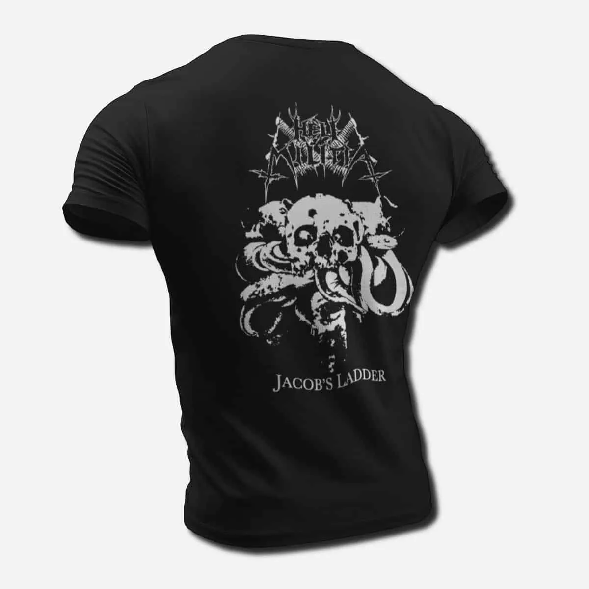 Hell Militia Band T-Shirt, Hell Militia Jacob's Ladder T-Shirt, Black Metal Merch