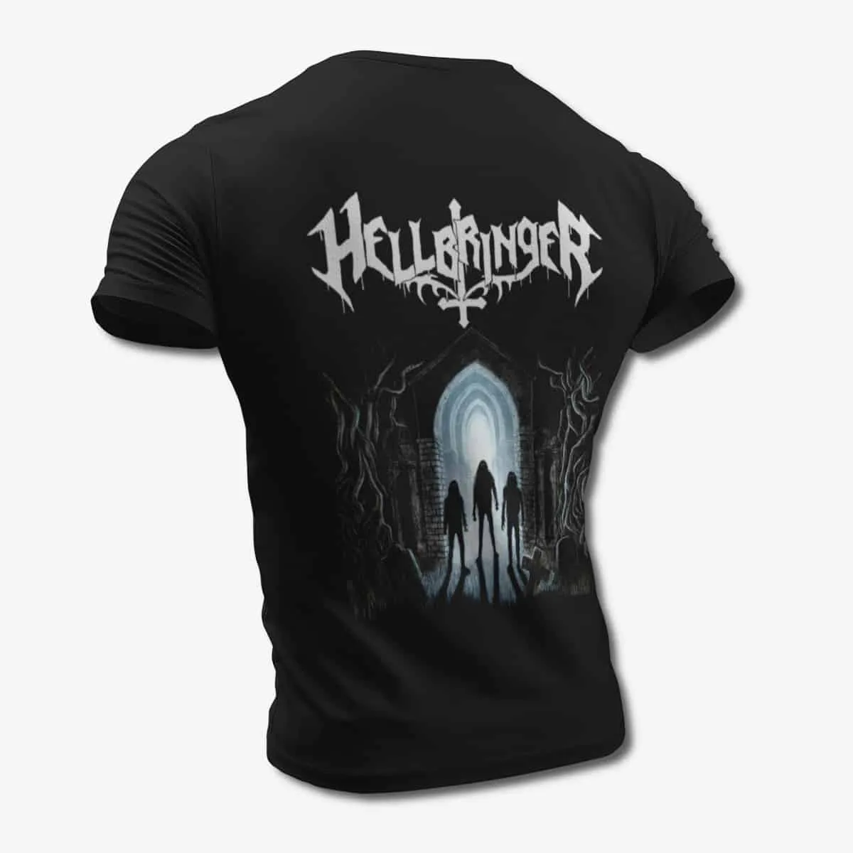 Hellbringer T-Shirt, Hellbringer Horror from the Grave Black T-Shirt, Thrash Metal Merchandise