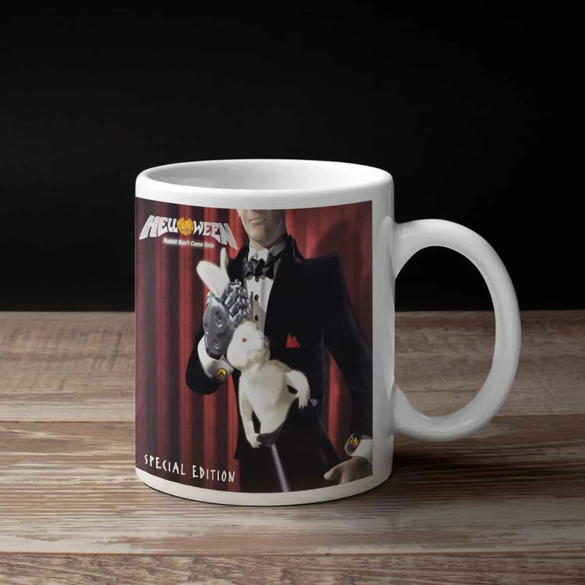 Helloween Coffee Mug, Helloween Rabbit Don't Come Easy Coffee Mug