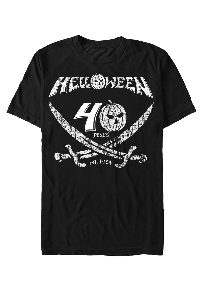 Helloween Pumpkin Pirate 40 Years T-Shirt