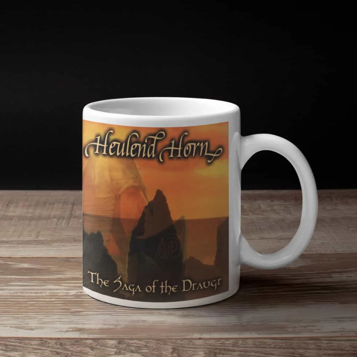 Heulend Horn Coffee Mug, Heulend Horn The Saga of the Draugt Coffee Mug